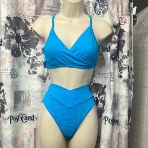 Blue Victoria Secret Women's Bikini Set
